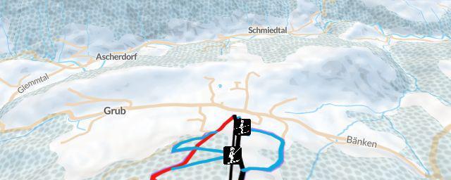 Piste map of the resort Tirolina - Haltjochlift