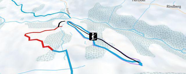 Piste map of the resort Sibratsgfäll