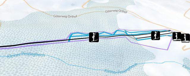Piste map of the resort Wexl Arena