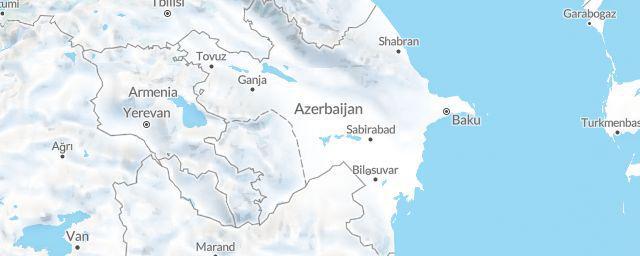 Piste map of the region Azerbaijan