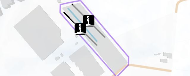 Piste map of the resort SnowWorld Antwerpen
