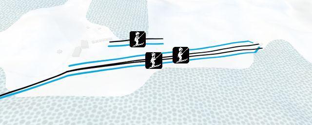 Piste map of the resort Ski Action Baraque de Fraiture
