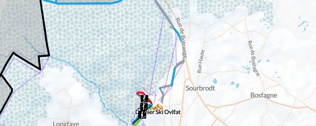 Piste map of the resort Ski Alpin Ovivat