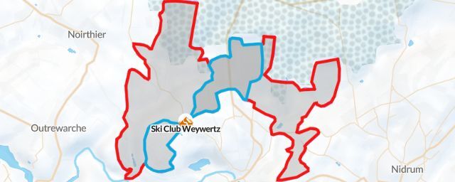 Piste map of the resort Ski Club Weywertz