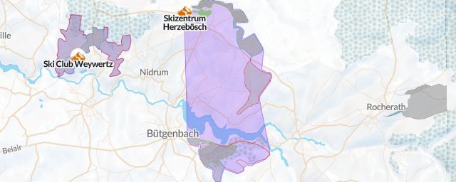 Piste map of the resort Skizentrum Herzebösch