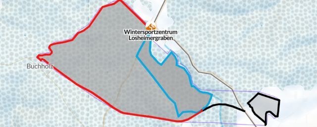 Piste map of the resort Wintersportzentrum Losheimergraben