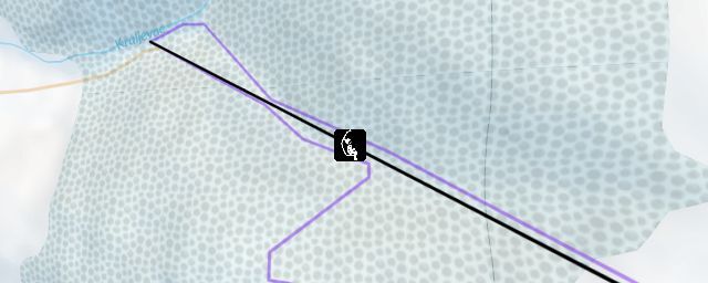 Piste map of the resort Kupres, Stožer, Ski kraljica