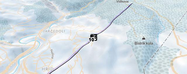 Piste map of the resort Trebević