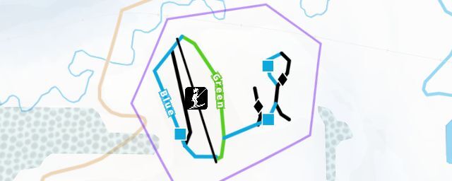 Piste map of the resort Gwynne Valley