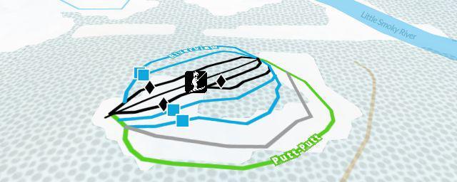 Piste map of the resort Little Smoky Ski Area