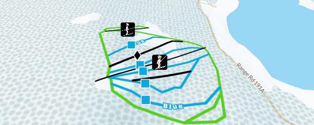 Piste map of the resort Long Lake Ski Area