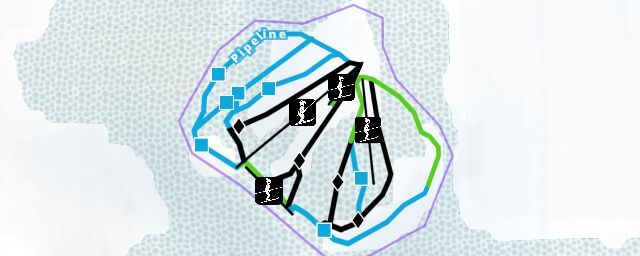 Piste map of the resort Medicine Lodge Ski Area