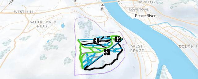 Piste map of the resort Misery Mountain Ski Hill