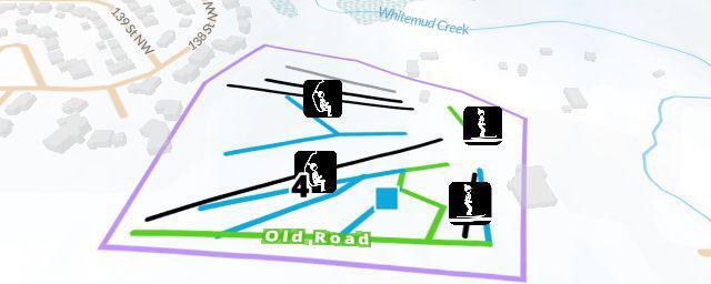 Piste map of the resort Snow Valley Ski Club
