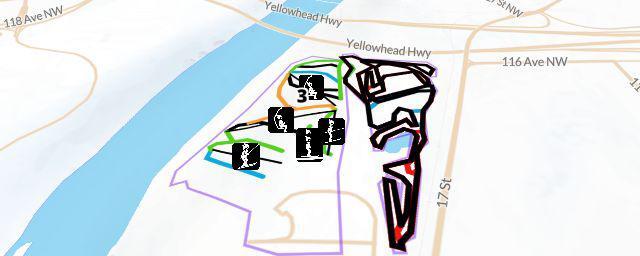 Piste map of the resort Sunridge Ski Area