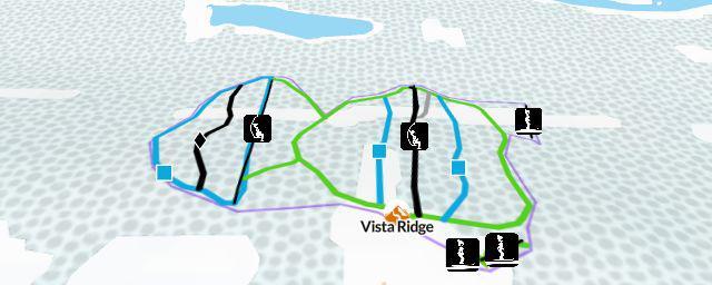 Piste map of the resort Vista Ridge