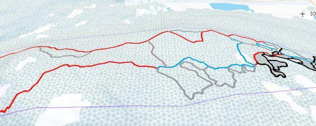 Piste map of the resort 99 Mile Recreation Trails