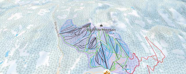 Piste map of the resort Big White Ski Resort