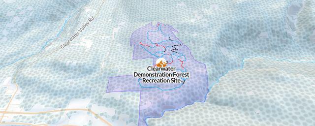 Piste map of the resort Clearwater Demonstration Forest Recreation Site