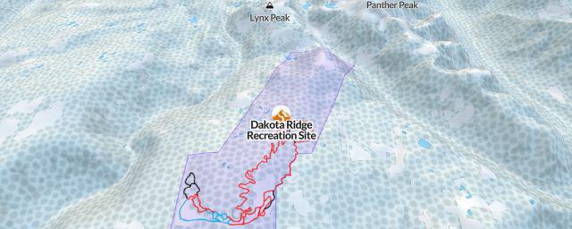 Piste map of the resort Dakota Ridge Recreation Site
