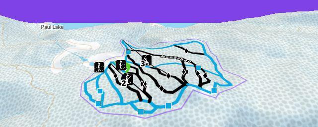 Piste map of the resort Harper Mountain