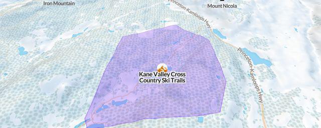 Piste map of the resort Kane Valley Cross Country Ski Trails