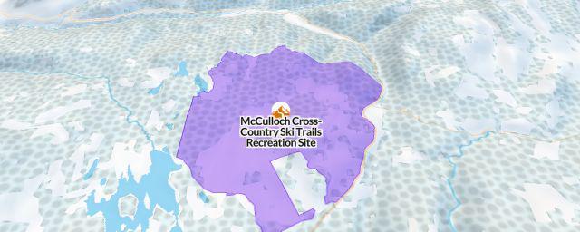 Piste map of the resort McCulloch Cross-Country Ski Trails Recreation Site