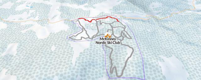 Piste map of the resort McKinney Nordic Ski Club