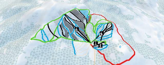 Piste map of the resort Mt. Baldy Ski Area