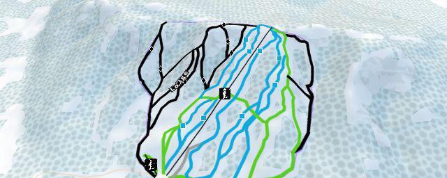 Piste map of the resort Murray Ridge