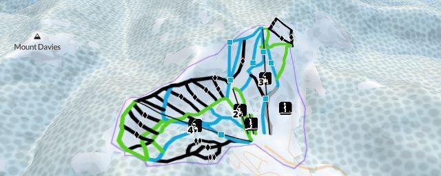 Piste map of the resort Sasquatch Mountain Resort