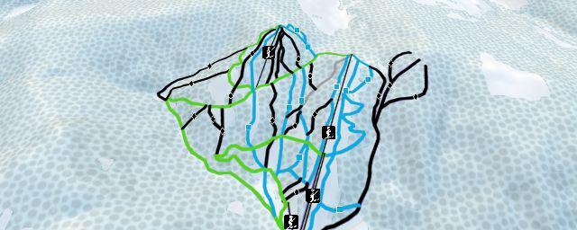 Piste map of the resort Troll Resort