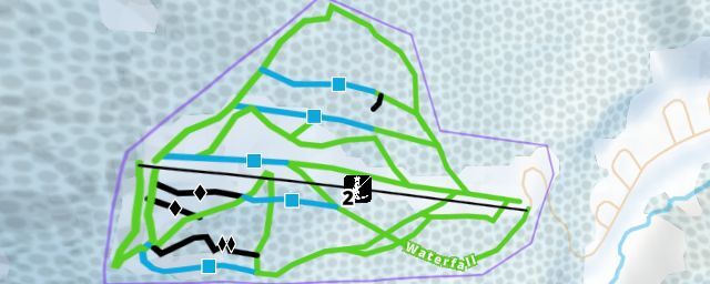 Piste map of the resort Wapiti