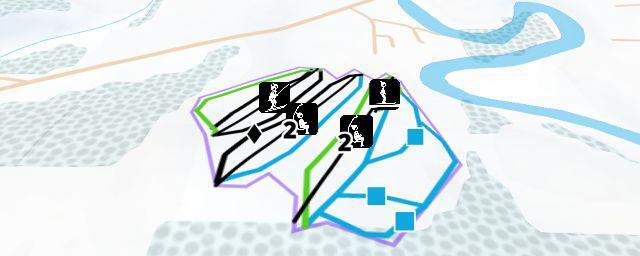 Piste map of the resort Holiday Mountain