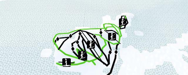 Piste map of the resort Mystery Mountain Winter Park