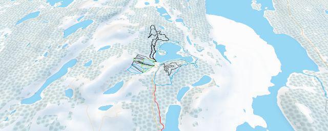 Piste map of the resort Smokey Mountain