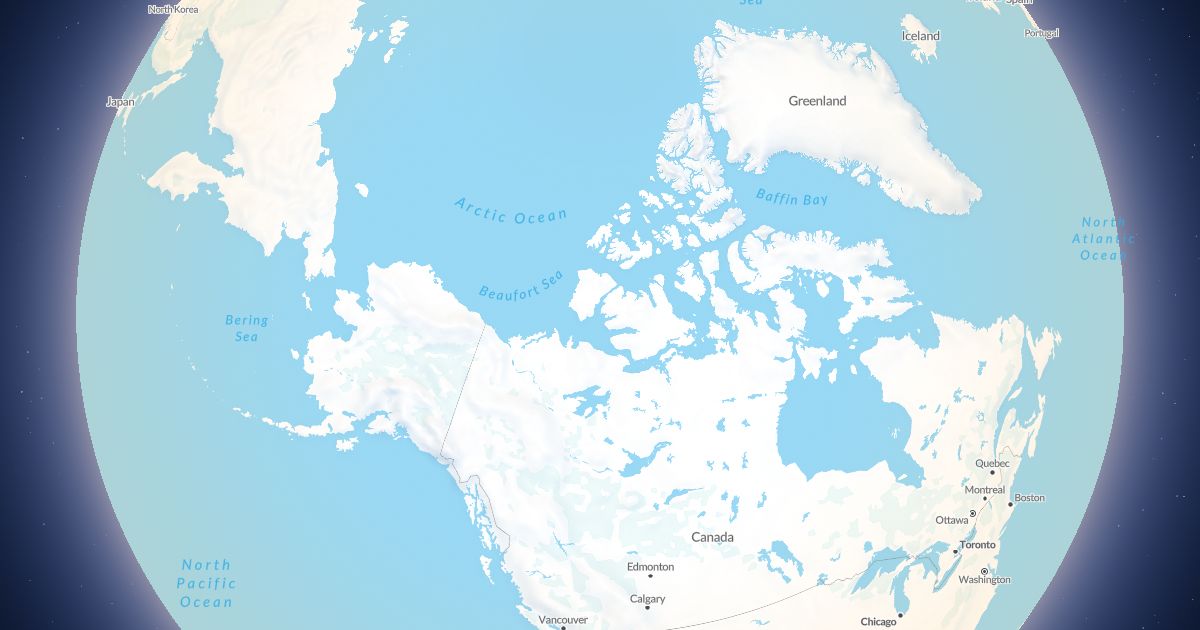 Map of Northwest Territories