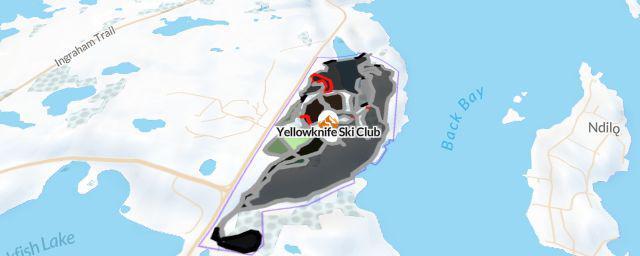 Piste map of the resort Yellowknife Ski Club