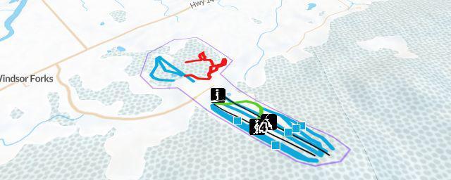 Piste map of the resort Ski Martock