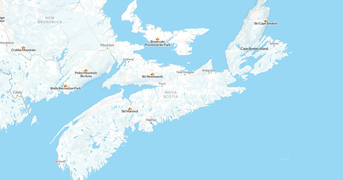 Map of Nova Scotia
