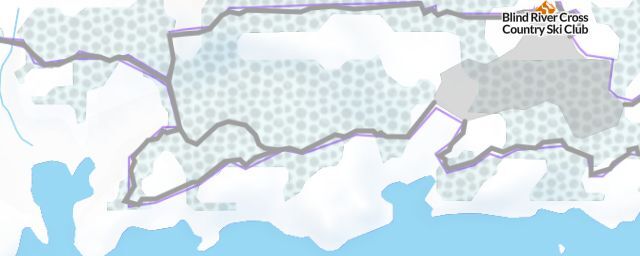 Piste map of the resort Blind River Cross Country Ski Club