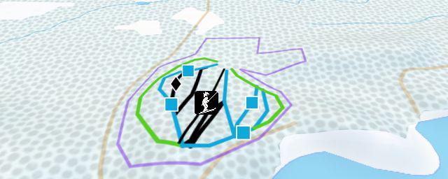 Piste map of the resort Boogie Mountain
