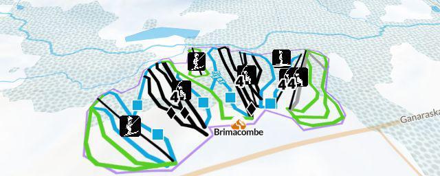 Piste map of the resort Brimacombe