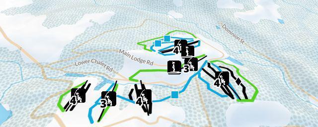 Piste map of the resort Caledon Ski Club