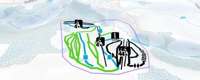 Piste map of the resort Devil's Glen Country Club