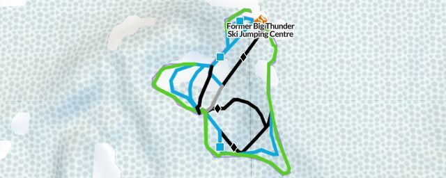 Piste map of the resort Former Big Thunder Ski Jumping Centre