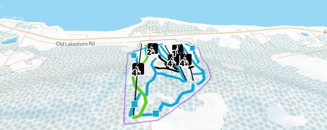 Piste map of the resort Georgian Peaks Club