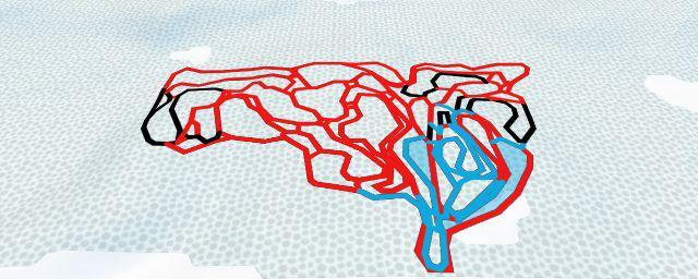 Piste map of the resort Lappe Nordic Centre
