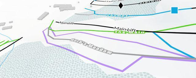 Piste map of the resort Terrain Park