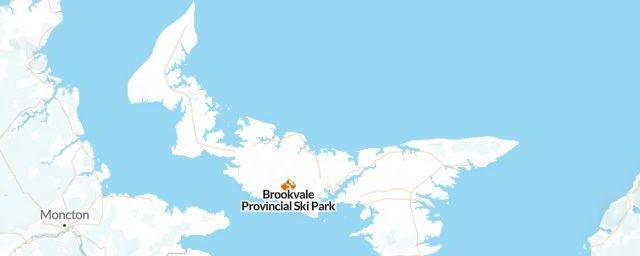 Piste map of the region Prince Edward Island
